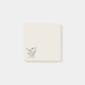 Hij Herstelt Mijn Ziel Minimalistisch Ontwerp Post-it® Notes (Voorkant)