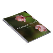 Hij herstelt mijn ziel notitieboek (Rechterzijde)