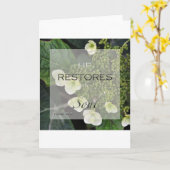 Hij herstelt Mijn Ziel - Psalm 23 de Kaart van de (Gele Bloem)