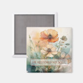 Hij herstelt mijn zielenmagneet magneet (Voorkant / Achterkant)