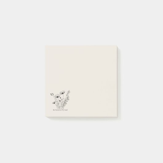 Hij herstelt mijn zielminimalistische ontwerp post-it® notes (Voorkant)