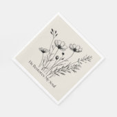 Hij herstelt mijn zielminimalistische ontwerp servet (Hoek)