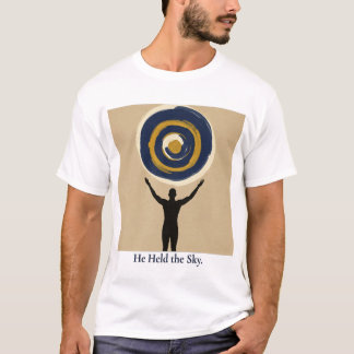Hij hield de lucht - Abstracte Vaderdag kunst T-shirt
