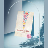 Hij hield eerst van mij – 1 Johannes 4:19 Waterver Poster