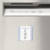 Hij/hij/zijn woordvoerders Transgender Magnet (Insitu (Vaatwasser))