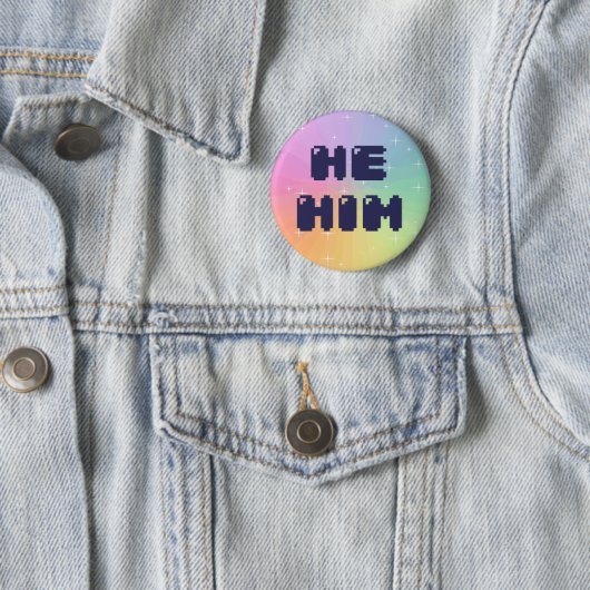 Hij Him Pronoun Button (In situ)