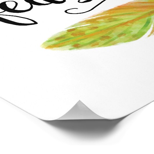 Hij Hoesje jullie kunst afdrukken Poster (Hoek)