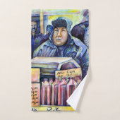 Hij hoorde wat ik zag bad handdoek (Handdoek)