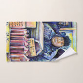 Hij hoorde wat ik zag bad handdoek (Handdoek)