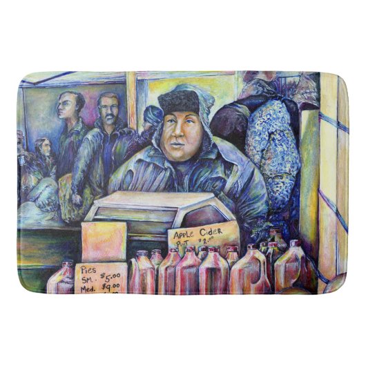 Hij hoorde wat ik zag badmat (Voorkant)