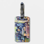 Hij hoorde wat ik zag bagagelabel (Achterkant verticaal)