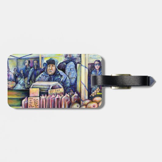 Hij hoorde wat ik zag bagagelabel (Achterkant horizontaal)