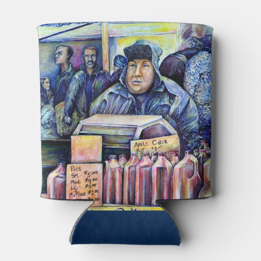 Hij hoorde wat ik zag blikjeskoeler (Achterkant)