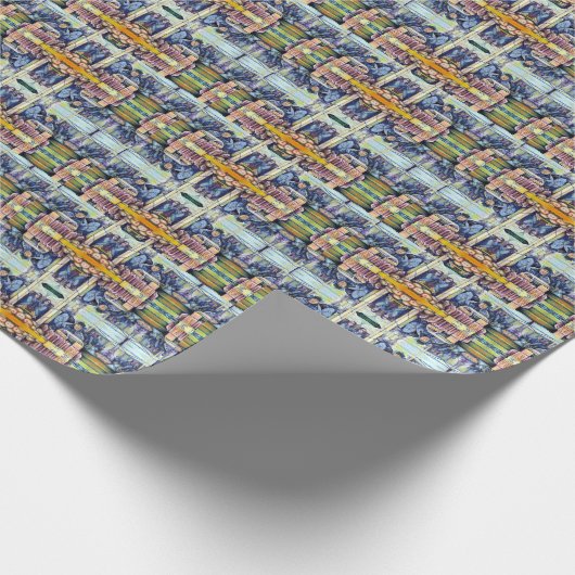 Hij hoorde wat ik zag cadeaupapier (Hoek)