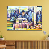 Hij hoorde wat ik zag canvas afdruk (Insitu (Woonkamer))