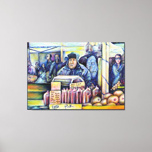 Hij hoorde wat ik zag canvas afdruk (Voorkant)