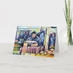 Hij hoorde wat ik zag feestdagen kaart