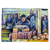 Hij hoorde wat ik zag groot cadeauzakje (Achterkant)