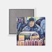 Hij hoorde wat ik zag magneet (Voorkant / Achterkant)