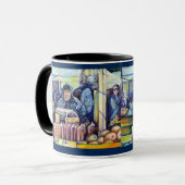 Hij hoorde wat ik zag mok (Voorkant links)