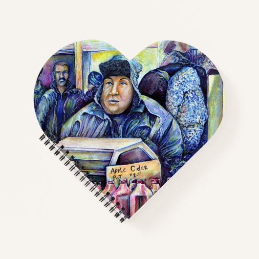 Hij hoorde wat ik zag notitieboek (Voorkant)