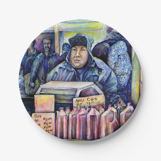 Hij hoorde wat ik zag papieren bordje (Voorkant)