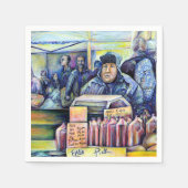 Hij hoorde wat ik zag servet (Voorkant)