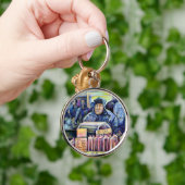 Hij hoorde wat ik zag sleutelhanger (Hand)