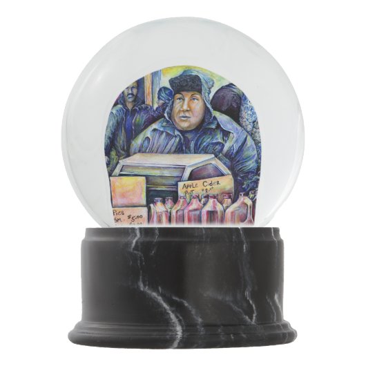 Hij hoorde wat ik zag sneeuwbol (Voorkant)