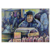 Hij hoorde wat ik zag snijplank (Voorkant)