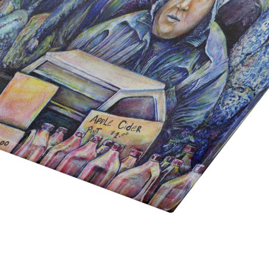 Hij hoorde wat ik zag snijplank (Hoek)