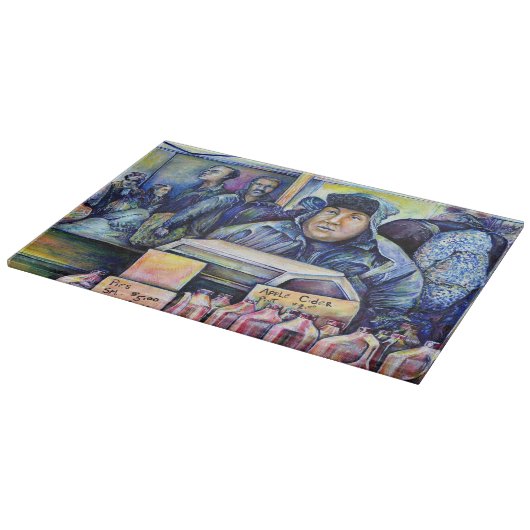 Hij hoorde wat ik zag snijplank (Hoek)