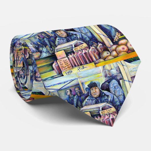 Hij hoorde wat ik zag stropdas (Opgerold)