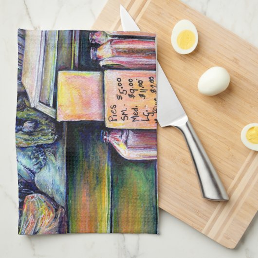 Hij hoorde wat ik zag theedoek (Quarter Fold)