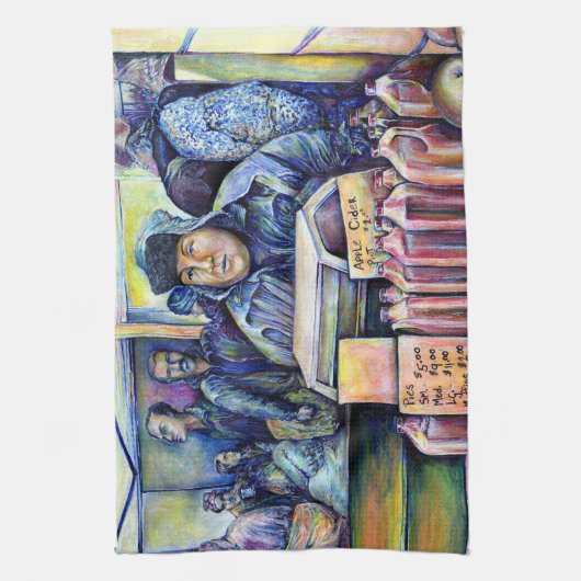 Hij hoorde wat ik zag theedoek (Verticaal)