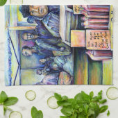 Hij hoorde wat ik zag theedoek (Gevouwen)