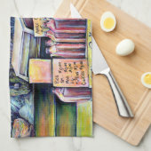 Hij hoorde wat ik zag theedoek (Quarter Fold)