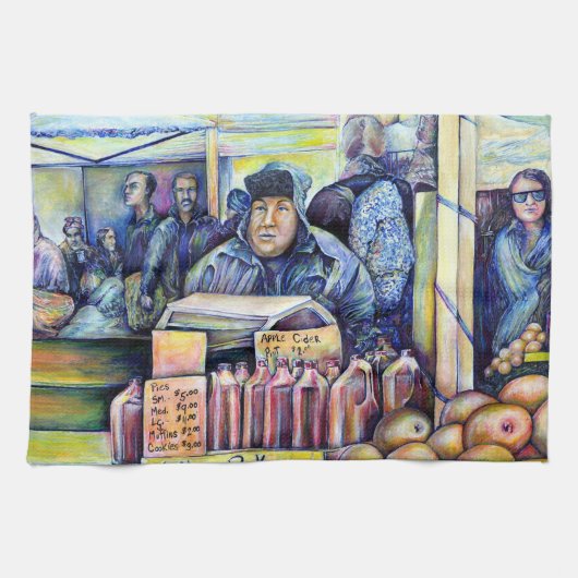 Hij hoorde wat ik zag theedoek (Horizontaal)