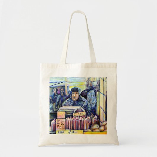 Hij hoorde wat ik zag tote bag (Voorkant)