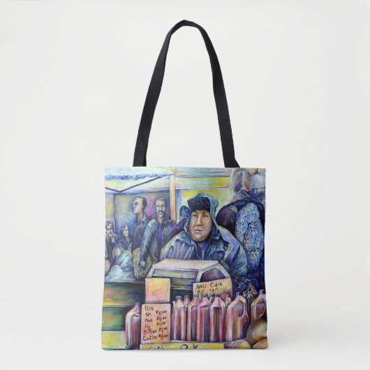 Hij hoorde wat ik zag tote bag (Voorkant)
