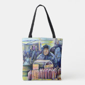 Hij hoorde wat ik zag tote bag (Achterkant)