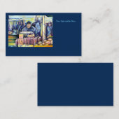 Hij hoorde wat ik zag visitekaartje (Voorkant / Achterkant)