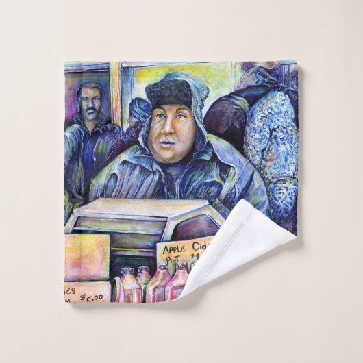 Hij hoorde wat ik zag washandje (Wasdoekje)