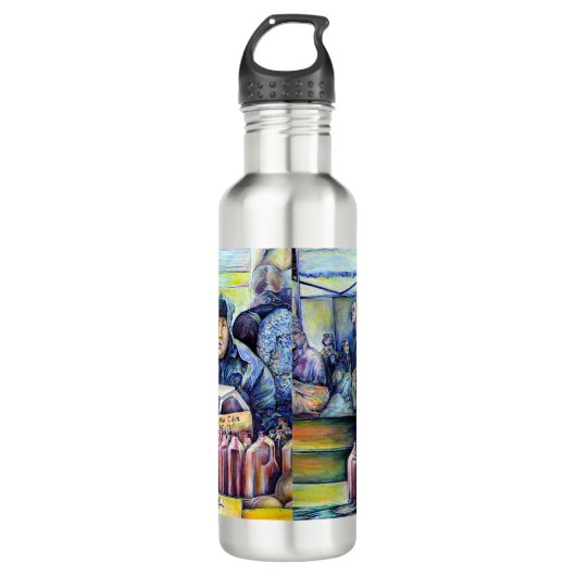 Hij hoorde wat ik zag waterfles (Voorkant)