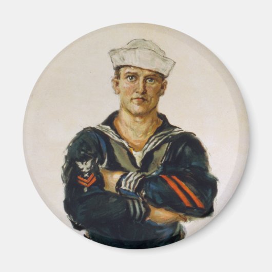 Hij houdt de wereld veilig voor democratie magneet (Voorkant)