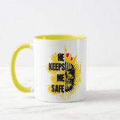 Hij houdt me veilig | JUBILEUM | Paar Mok (Links)