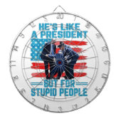 Hij houdt van een President Dartbord (Voorkant)