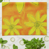 Hij houdt van me Daisy - Amerikaanse MoJo Kitchen  Theedoek (Gevouwen)