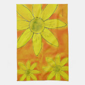 Hij houdt van me Daisy - Amerikaanse MoJo Kitchen  Theedoek (Verticaal)