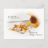 Hij houdt van mij briefkaart (Voorkant)